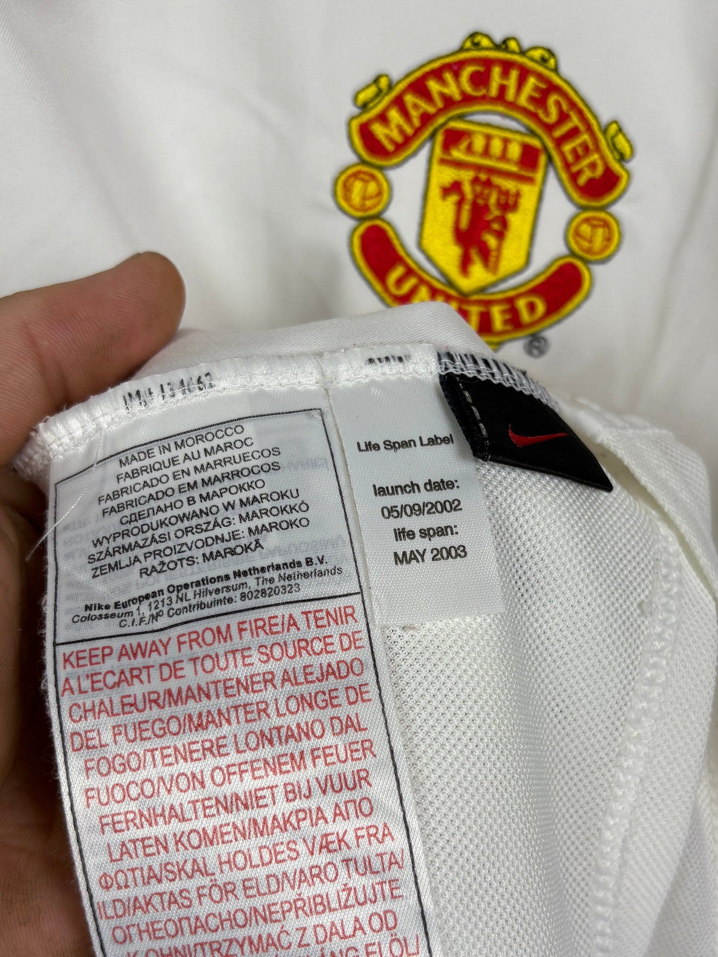 Manchester United 2002/03 Away M Beckham 7