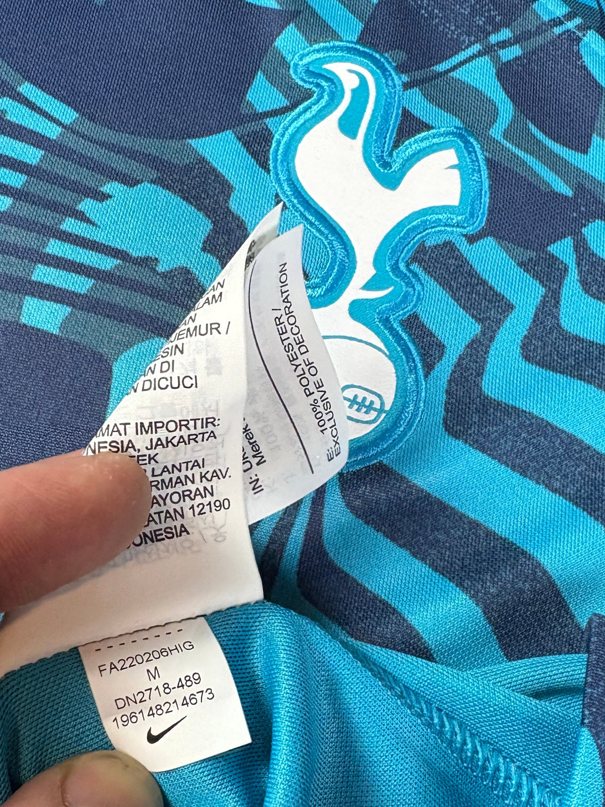Tottenham 2022/23 Third Nike Football Shirt Medium Son 7