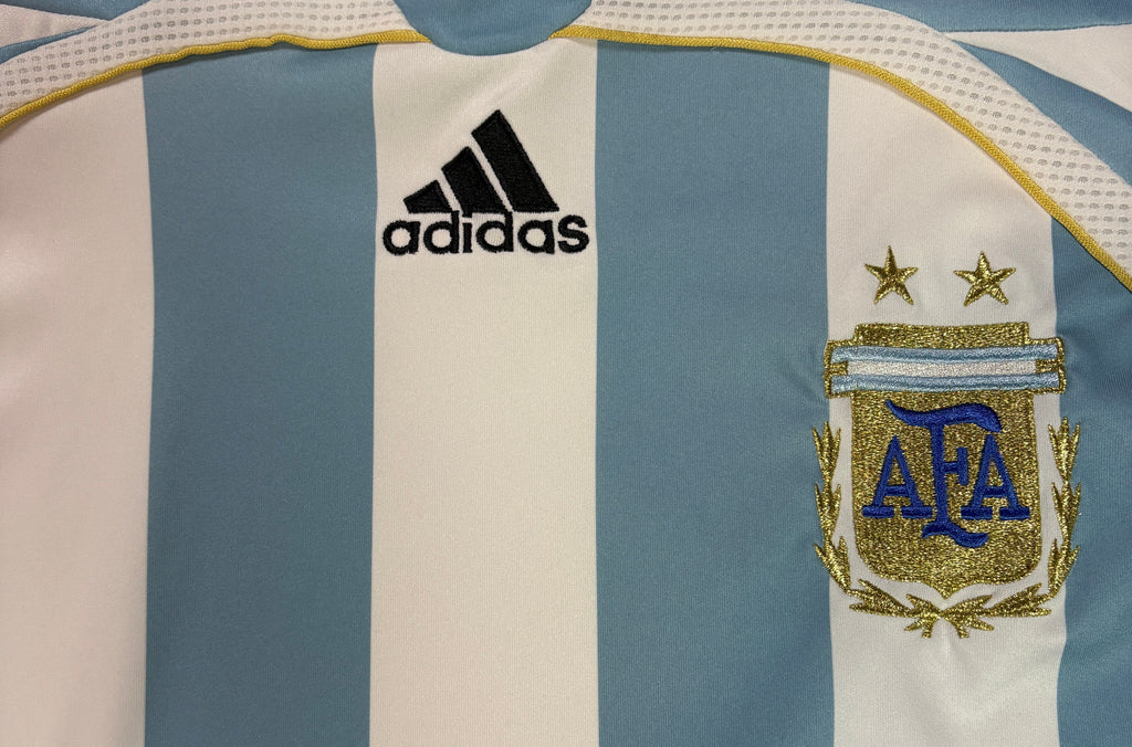 Argentina 2006 Home Adidas Football Shirt Medium