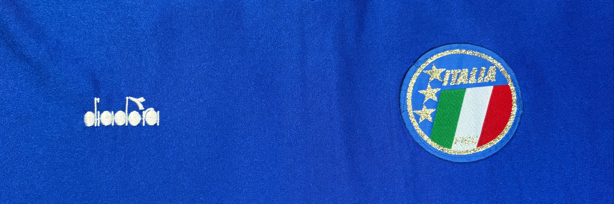 Italy 1990 Home Diadora Football Shirt Large 18
