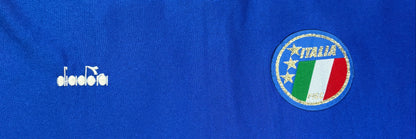 Italy 1990 Home Diadora Football Shirt Large 18