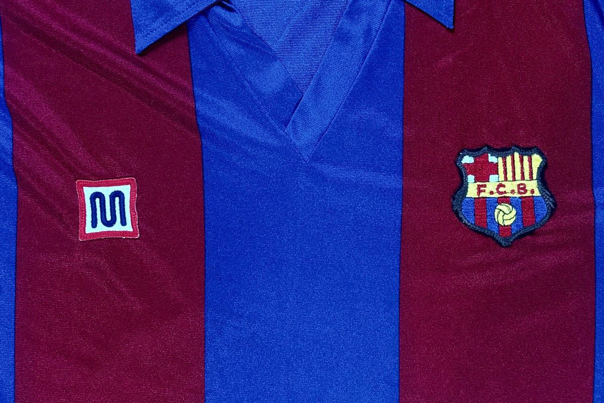 Barcelona 1988/89 Home Meyba Football Shirt Large