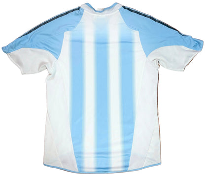 Argentina 2004/05 Home Adidas Football Shirt Small