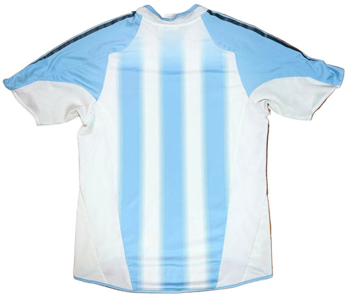 Argentina 2004/05 Home Adidas Football Shirt Small