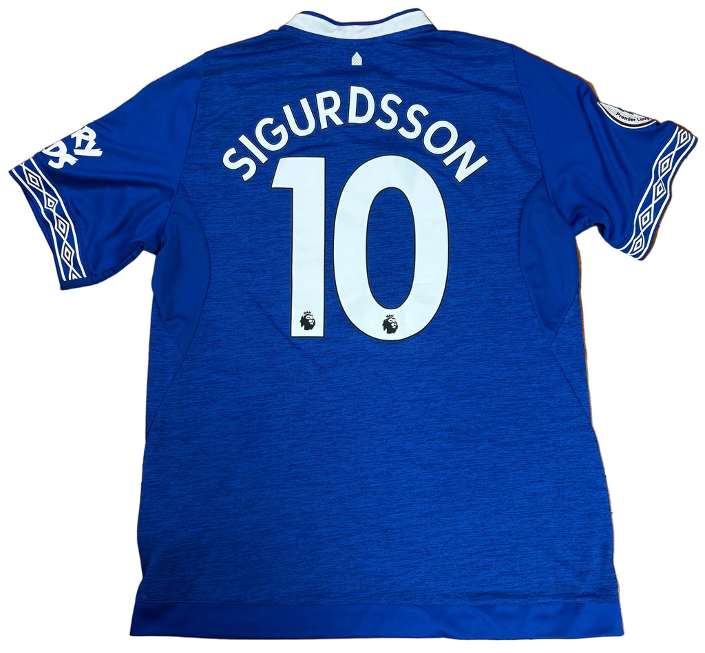 Everton 2018/19 Home Umbro Football Shirt Extra Large Sigurdsson 10