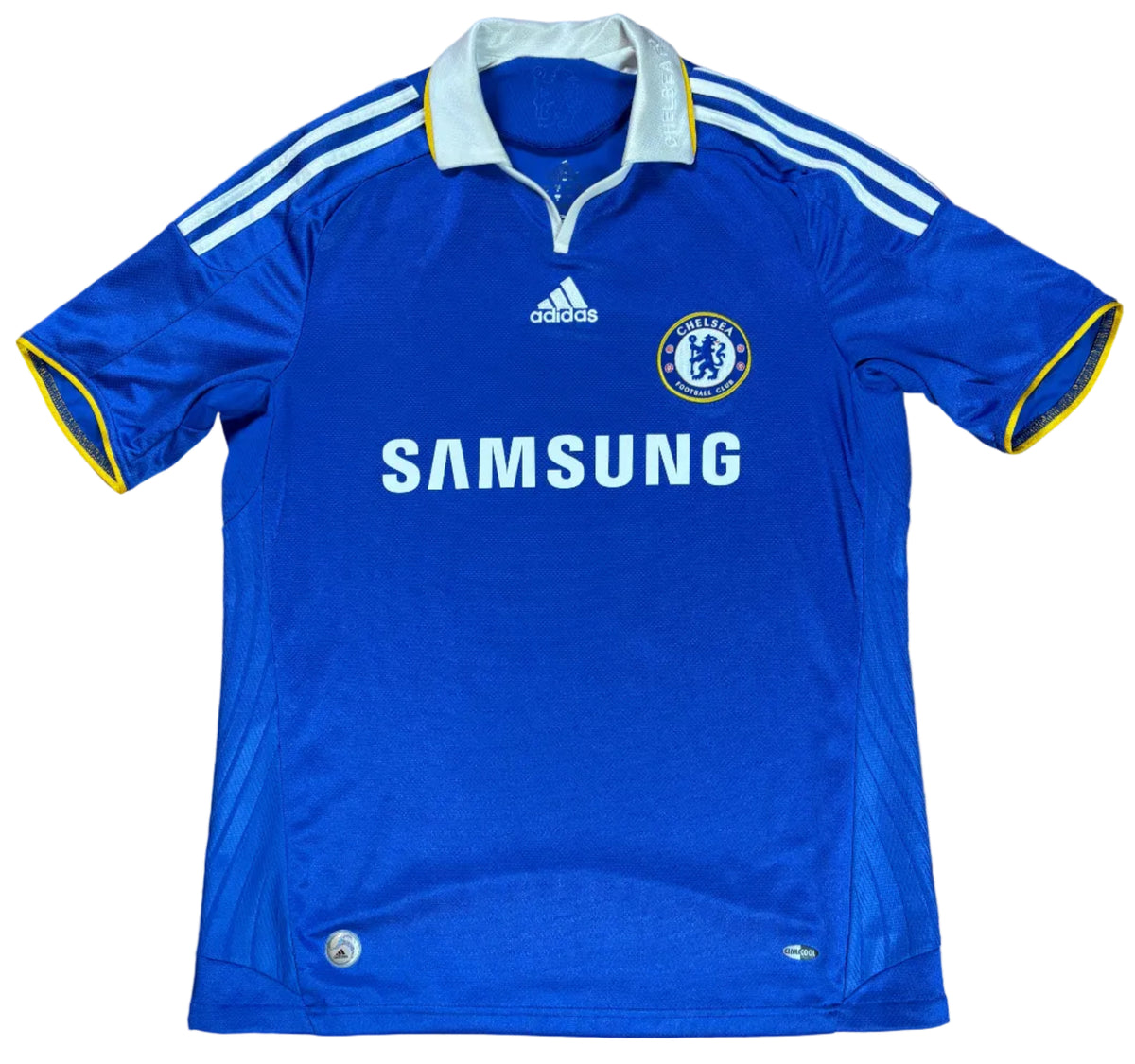 Chelsea 2008/09 Home Adidas Football Shirt Medium Drogba 11