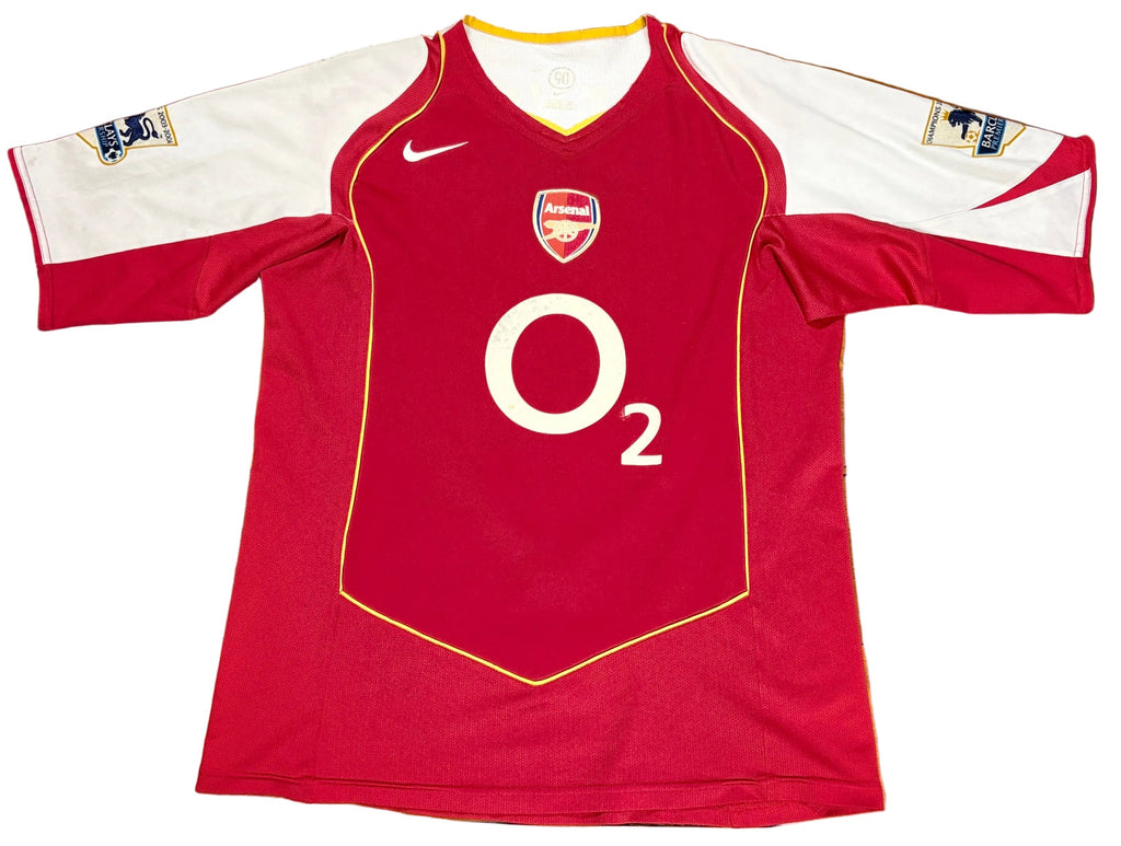 Arsenal 2004/05 Home Nike Football Shirt Large Reyes 9