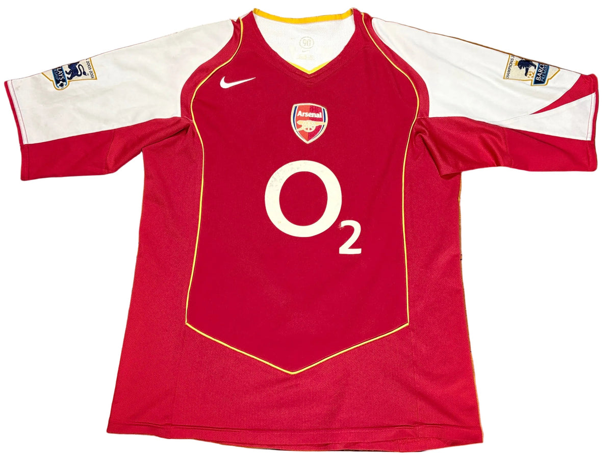 Arsenal 2004/05 Home Nike Football Shirt Large Reyes 9