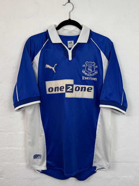 Everton 2000/01 Home Puma Football Shirt Medium