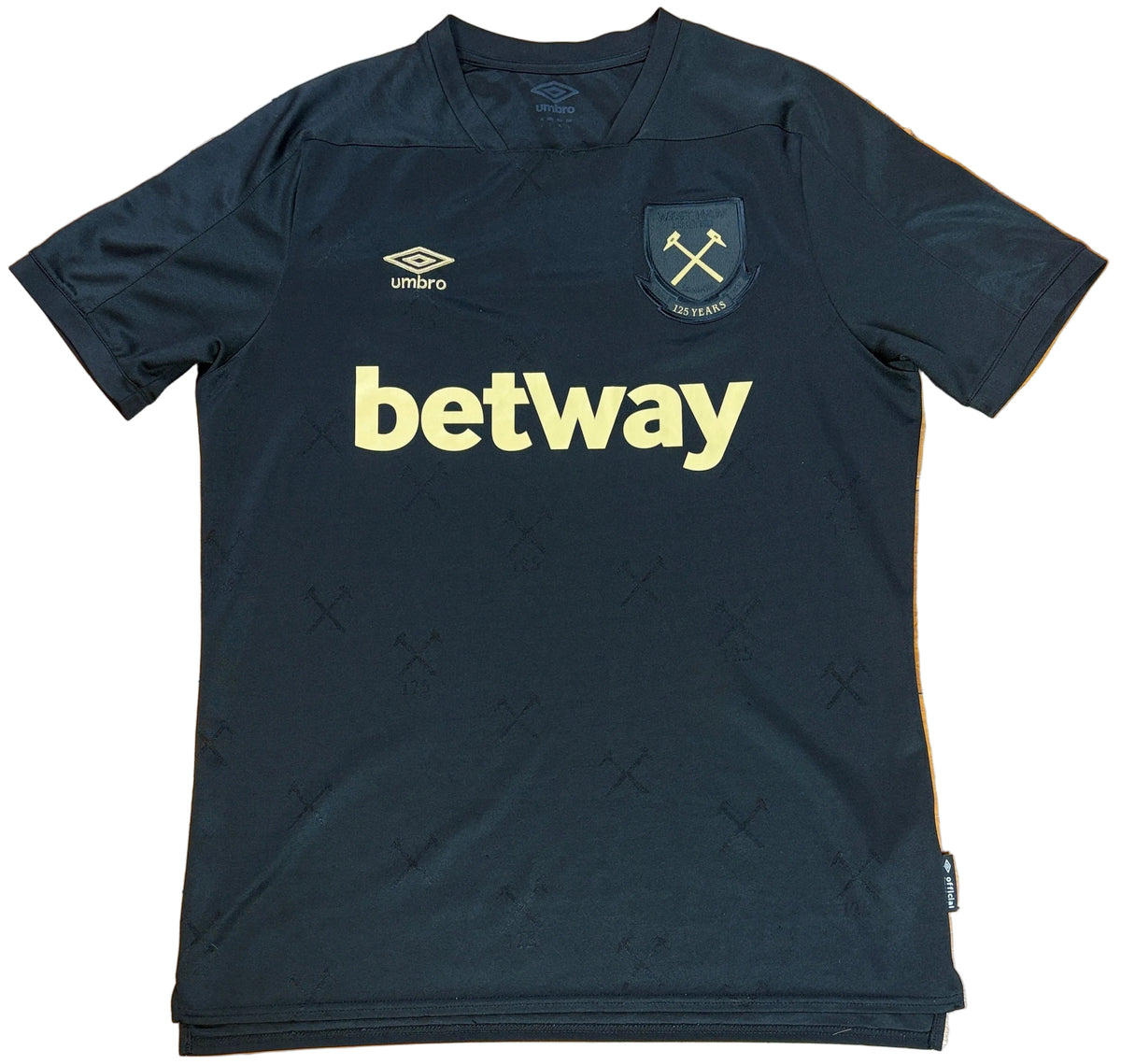 West Ham 2020/21 Third Umbro Football Shirt Large