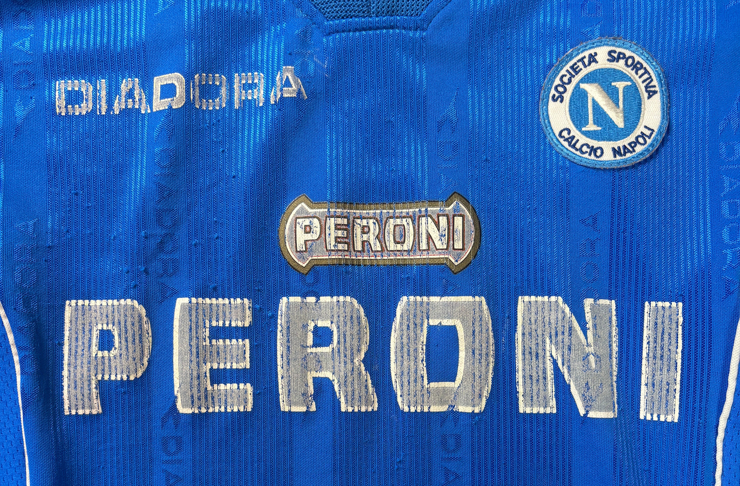 Napoli 2000/01 Home Diadora Football Shirt Medium