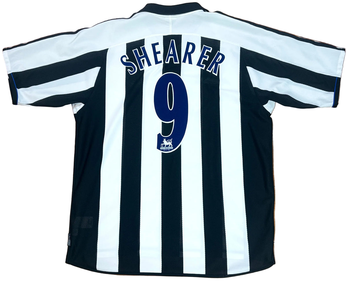 Newcastle 2003/05 Home Adidas Football Shirt Large Shearer 9