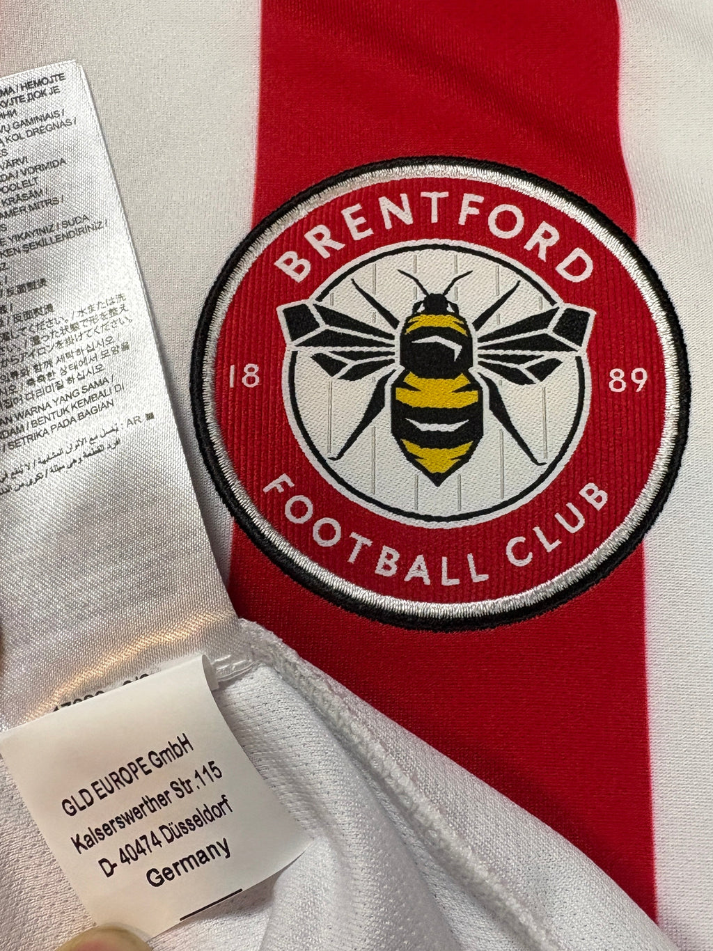 Brentford 2021/23 Home Umbro Football Shirt Extra Large Toney 9