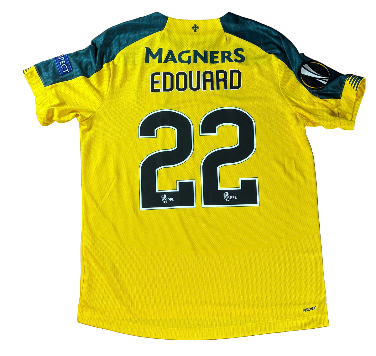 Celtic 2019/20 Away New Balance Football Shirt Medium Edouard 22