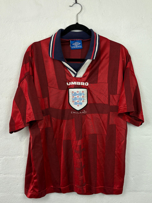 England 1998 Away Umbro Football Shirt Medium