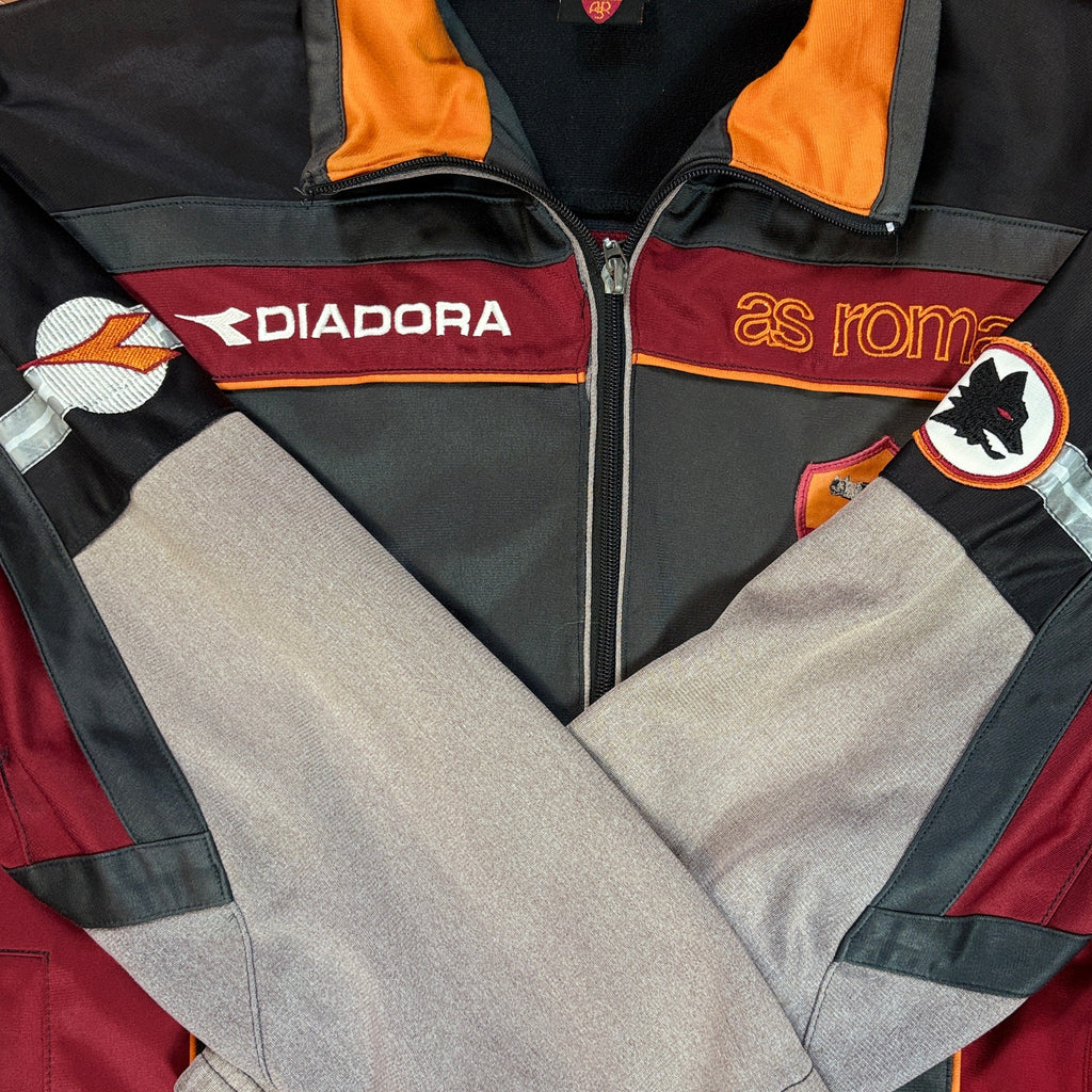 As Roma Early 00's Jacket Diadora Football Jacket Extra Large