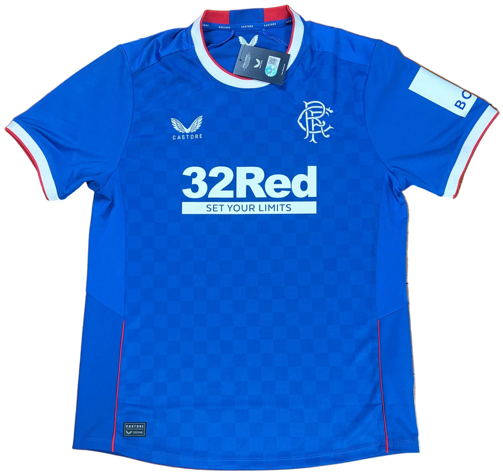 Rangers 2022/23 Home Castore Football Shirt Extra Large