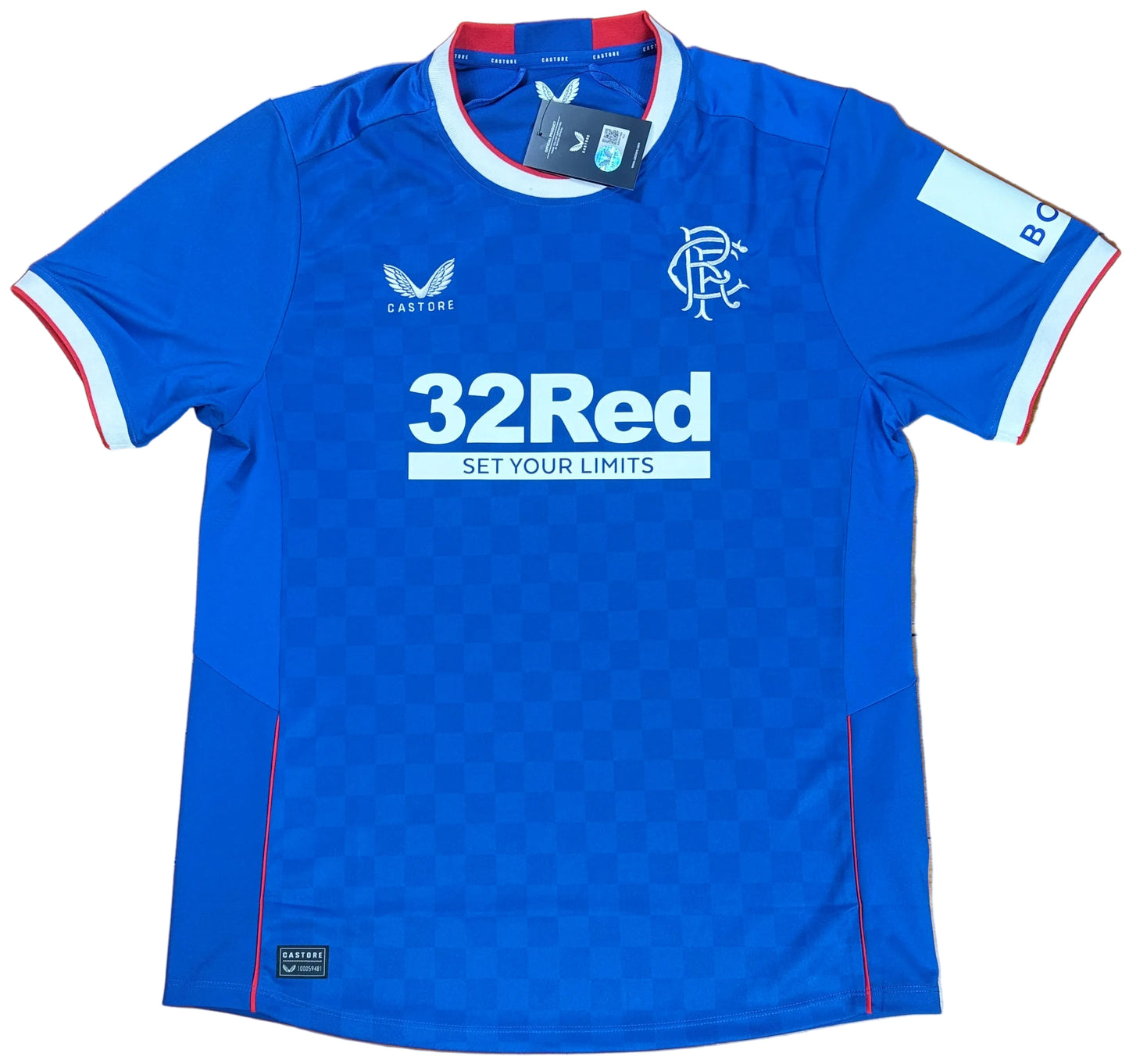 Rangers 2022/23 Home Castore Football Shirt Extra Large
