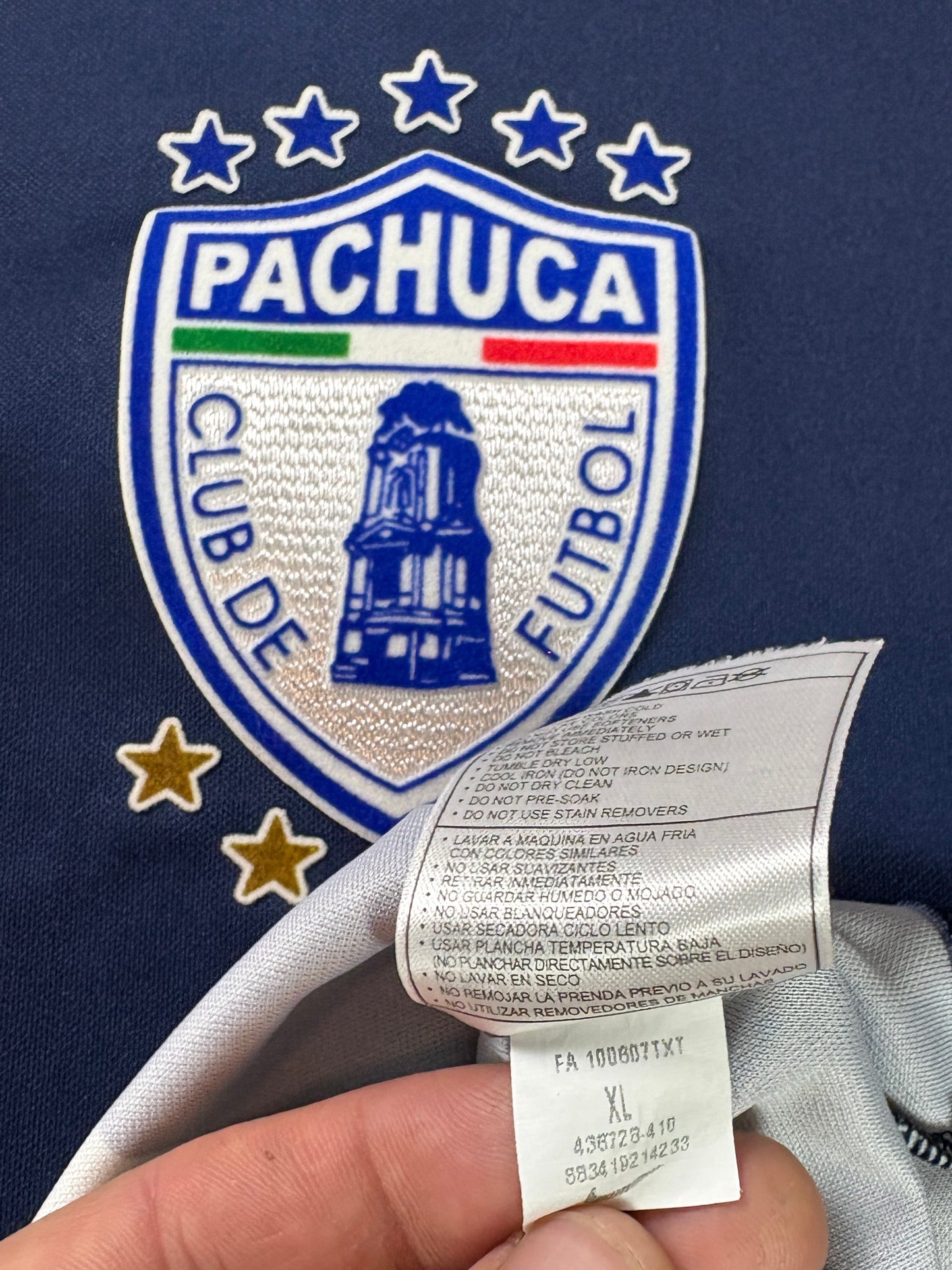 Pachuca	2010/11 Home Nike Football Shirt Extra Large