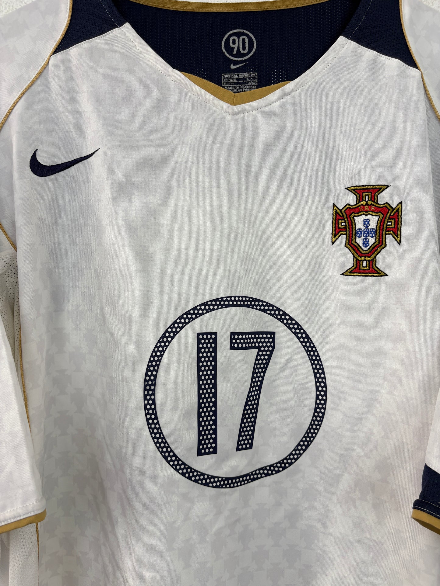 Portugal 2004 Away Nike Football Shirt XXL Ronaldo 17