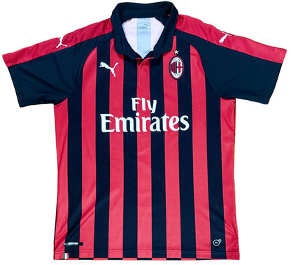 Ac Milan 2018/19 Home Puma Football Shirt Large