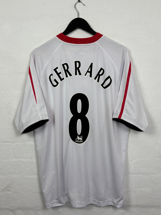Liverpool 2005/06 Away Reebok Football Shirt XL Gerrard 8