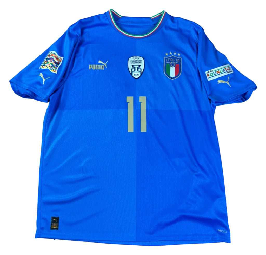 Italy	2020 Home Puma Football Shirt Extra Large Gnoto 11