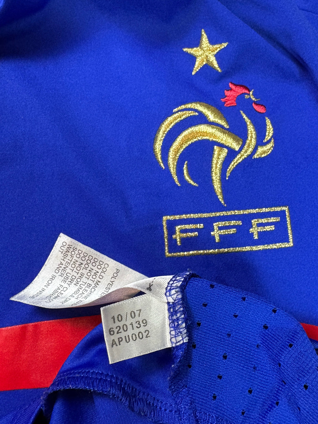 France 2008 Home Adidas Football Shirt Large