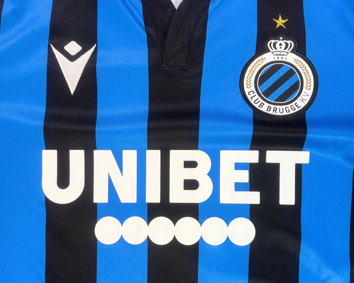 Club Brugge 2022/23 Home Macron Football Shirt Small