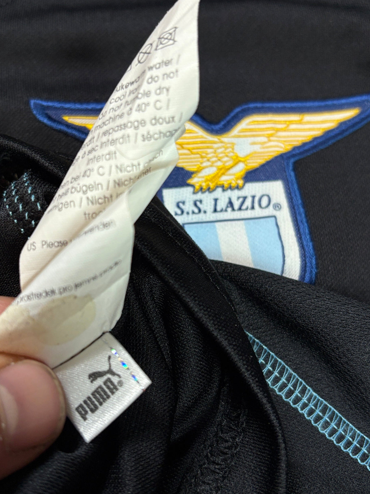 Lazio 2005/06 Third Puma Football Shirt Large Bonanni 10 *Match Worn*
