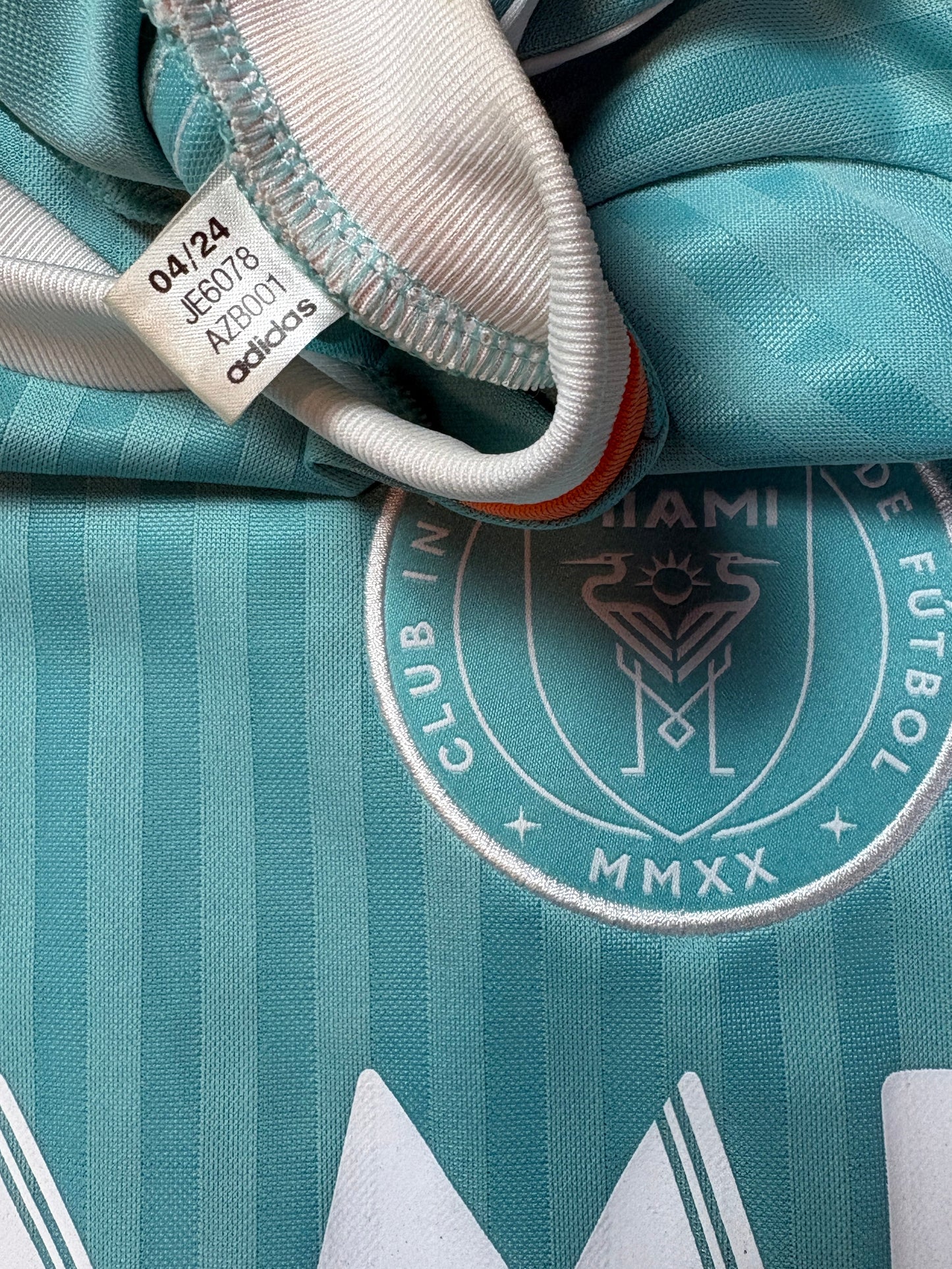 Inter Miami 2024 Third Adidas Football Shirt Small Messi 10