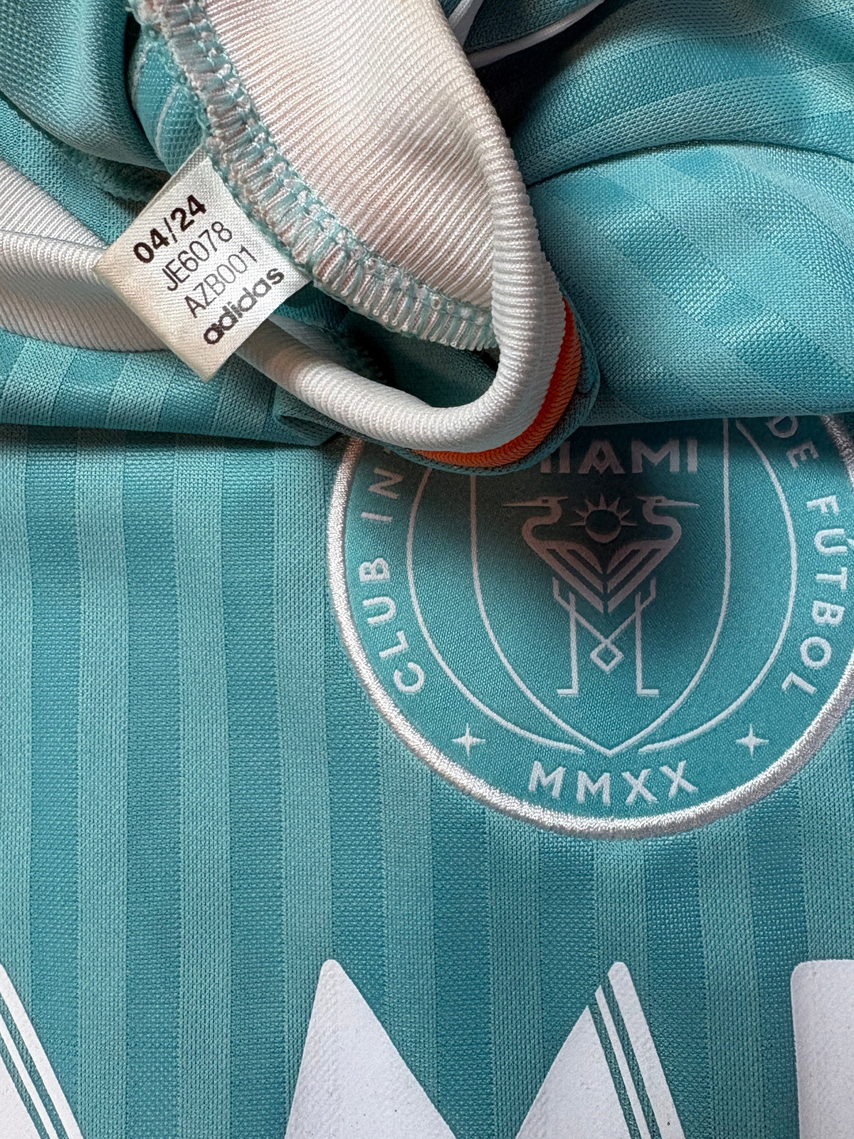 Inter Miami 2024 Third Adidas Football Shirt Small Messi 10