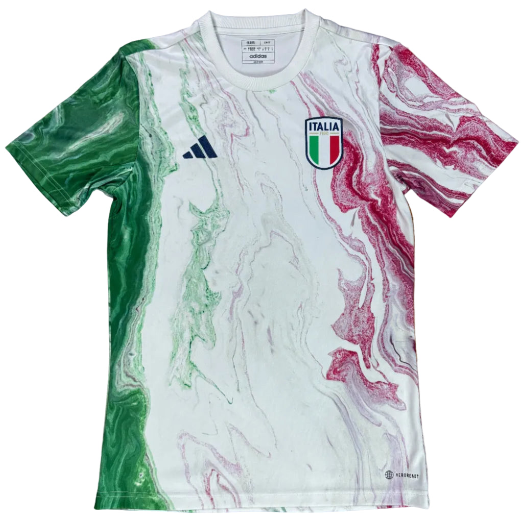 Italy 2023 Pre-Match Adidas Football Shirt Small