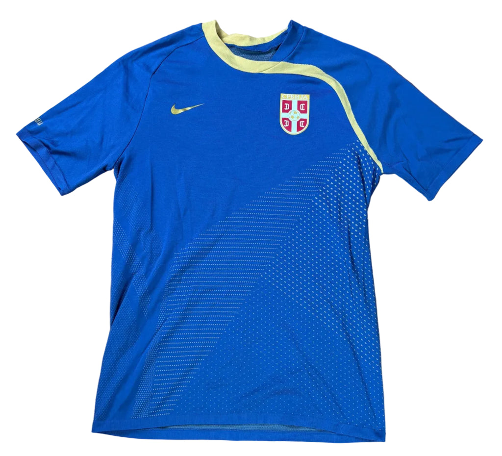 Serbia 2008/10 Training Puma Football Shirt Medium Player Issue