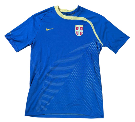 Serbia 2008/10 Training Puma Football Shirt Medium Player Issue