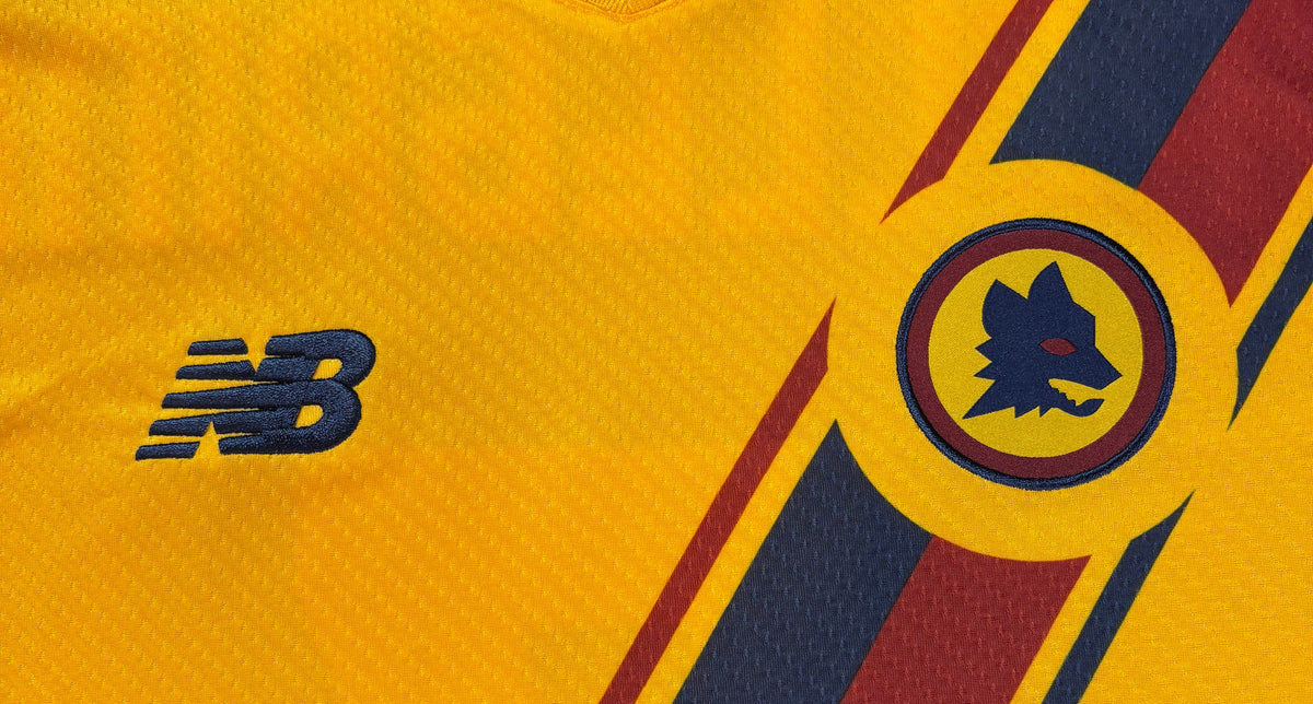 As Roma 2021/22 Third New Balance Football Shirt Large Pellegrini 7
