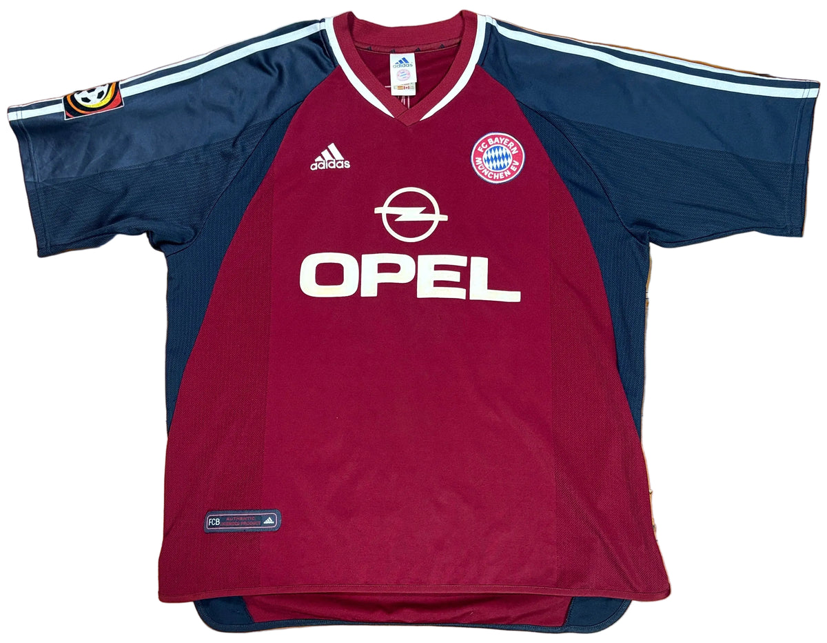 Bayern Munich 2001/02 Home Adidas Football Shirt Extra Large Hargraves 23