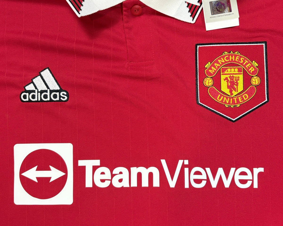 Manchester United 2022/23 Home Adidas Football Shirt Extra Large