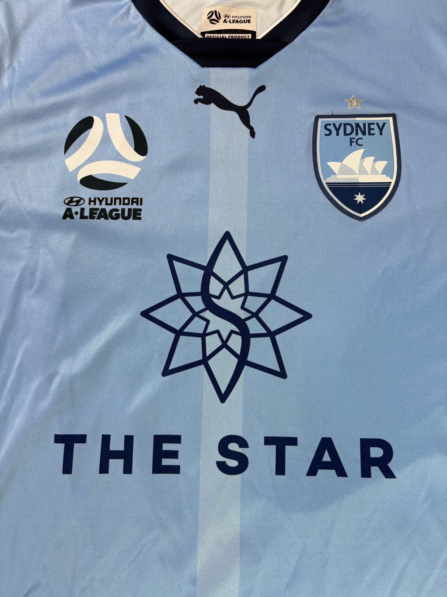 Sydney Fc 2017/18 Home Puma Football Shirt Extra Large Ninkovic 10