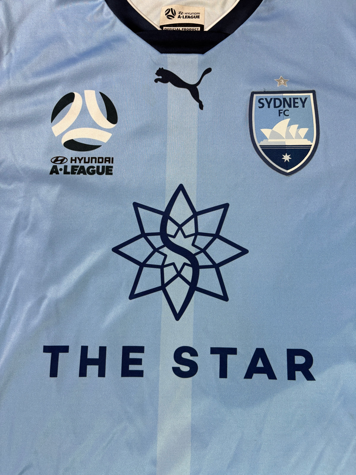Sydney Fc 2017/18 Home Puma Football Shirt Extra Large Ninkovic 10