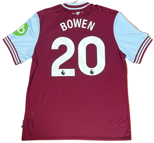 West Ham 2024/25 Home Umbro Football Shirt Extra Large Bowen 20