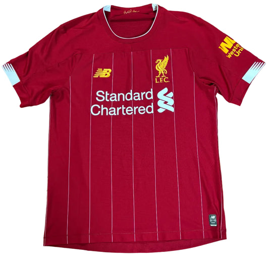 Liverpool 2019/20 Home New Balance Football Shirt Medium Firmino 9