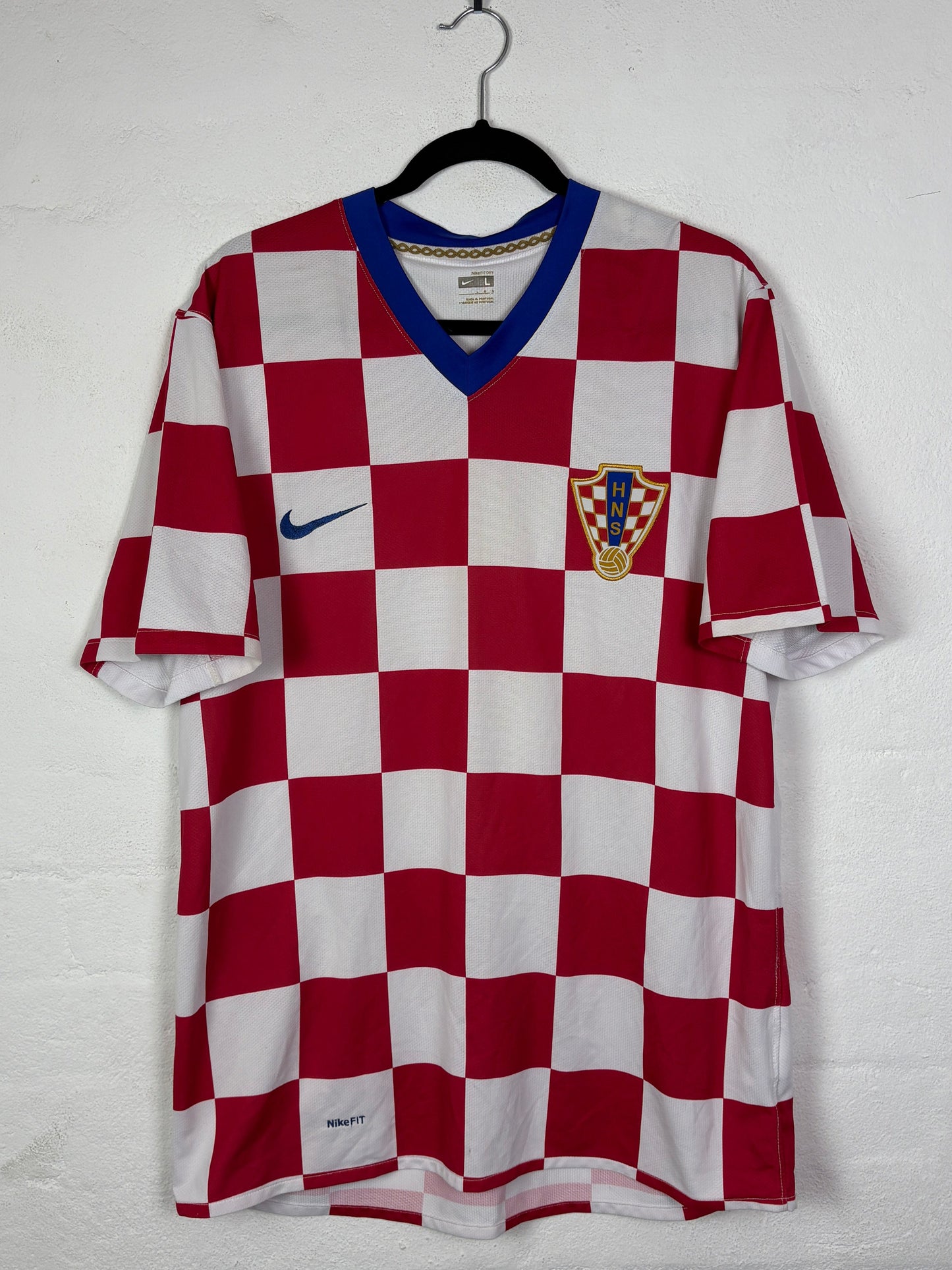Croatia 2008 Home Nike Football Shirt Large
