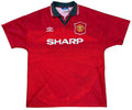 Manchester United 1994/96 Home Umbro Football Shirt Large