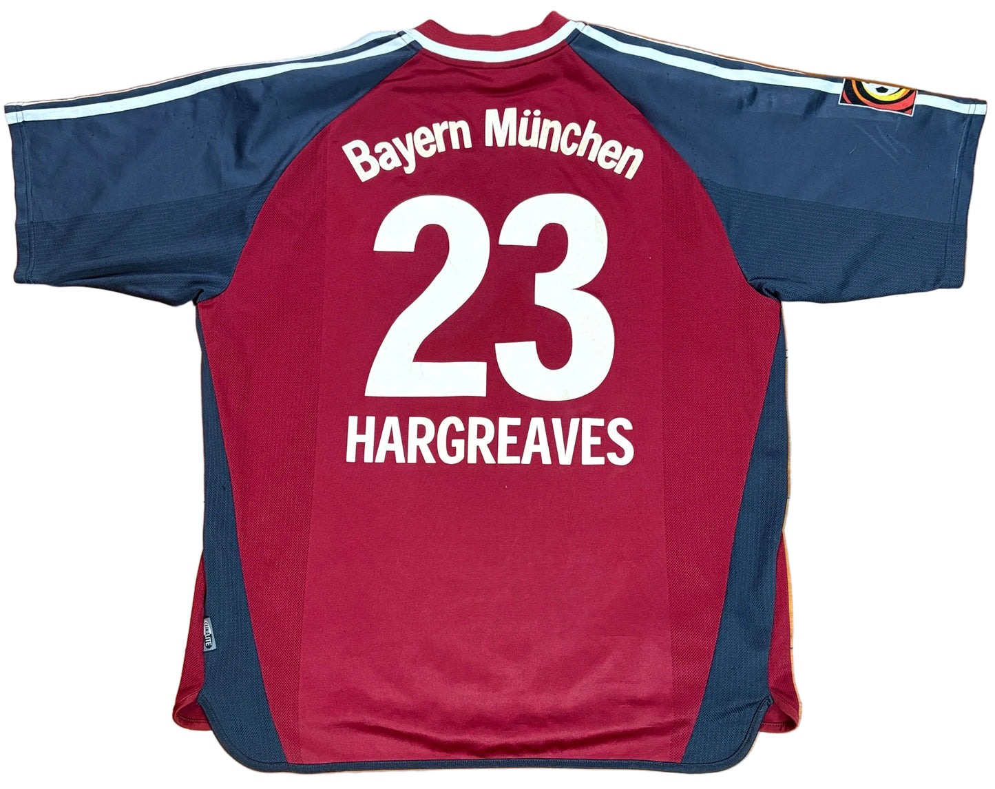 Bayern Munich 2001/02 Home Adidas Football Shirt Extra Large Hargraves 23
