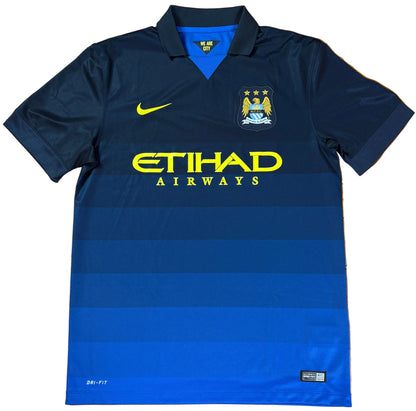 Manchester City 2014/15 Away Nike Football Shirt Medium