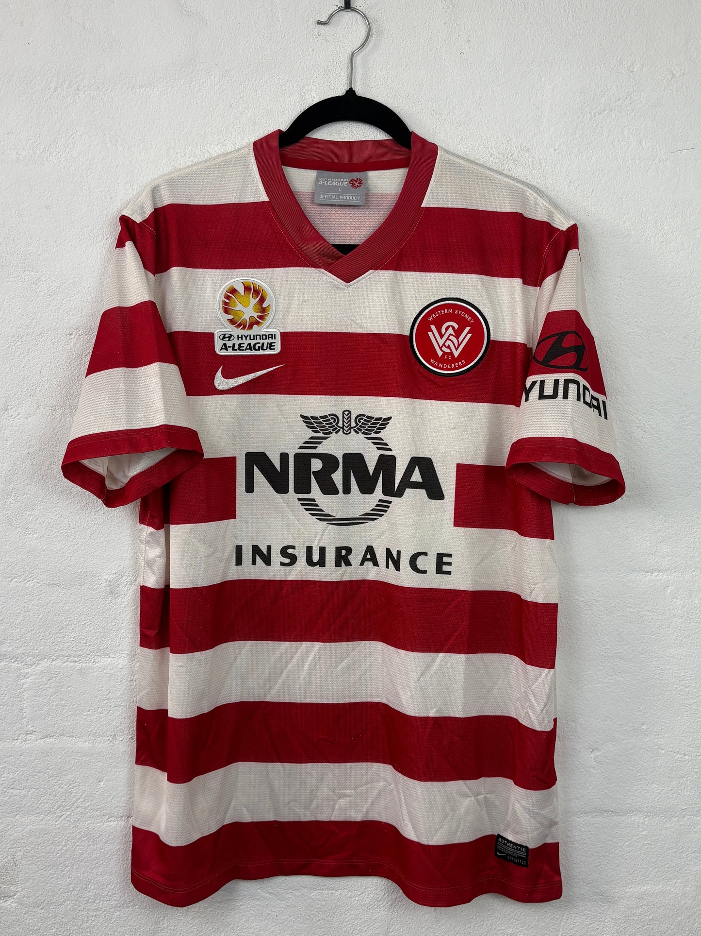 Western Sydney Wanders 2012/14 Away Nike Football Shirt Large