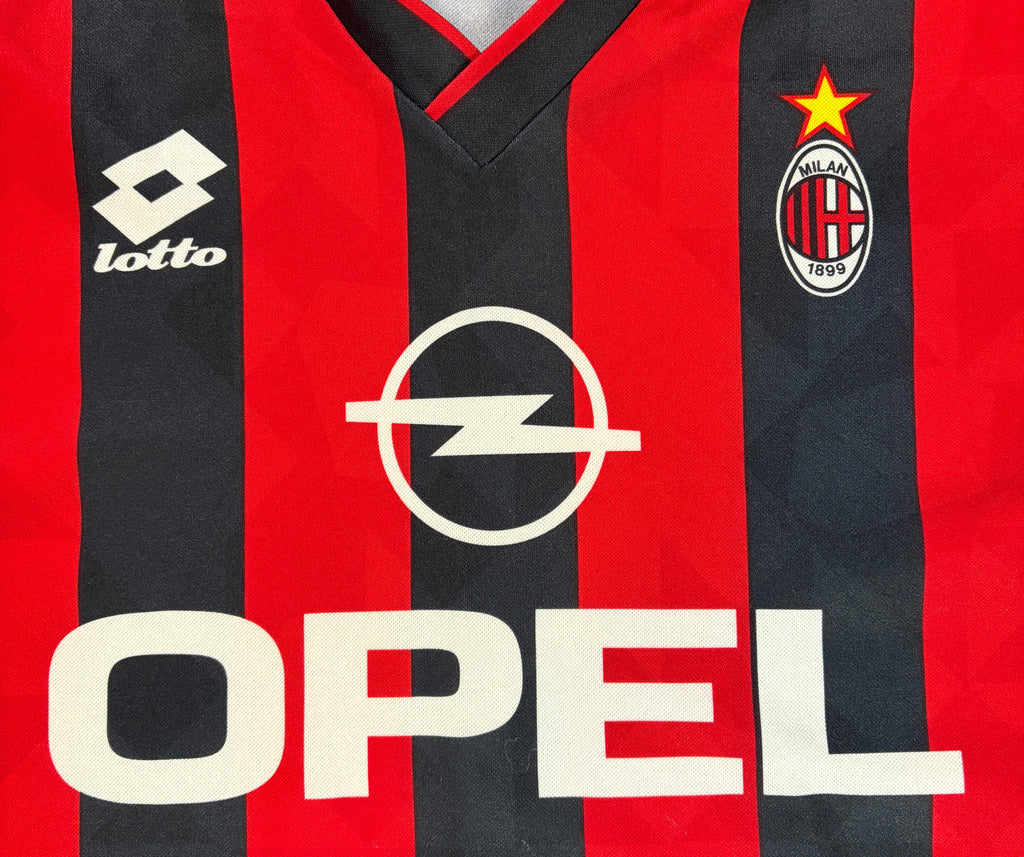 Ac Milan 1995/96 Home Lotto Football Shirt Medium