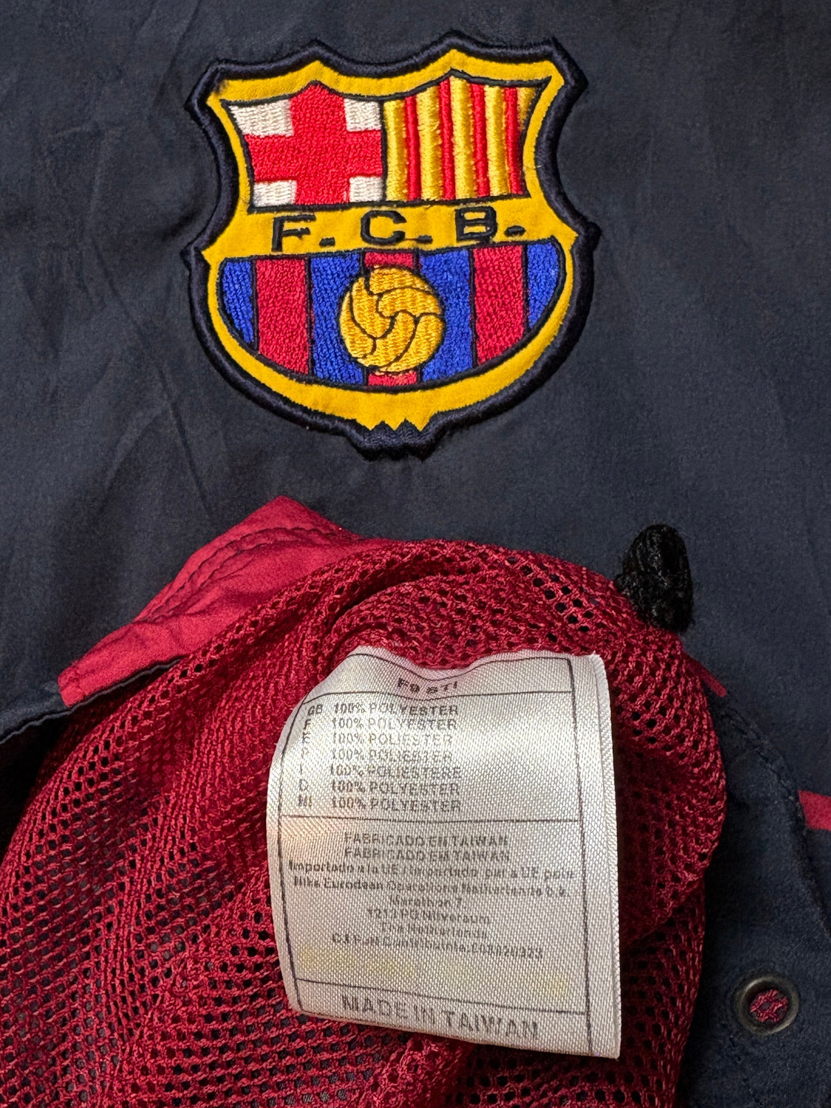 Barcelona 1998 Jacket Nike Football Jacket Large