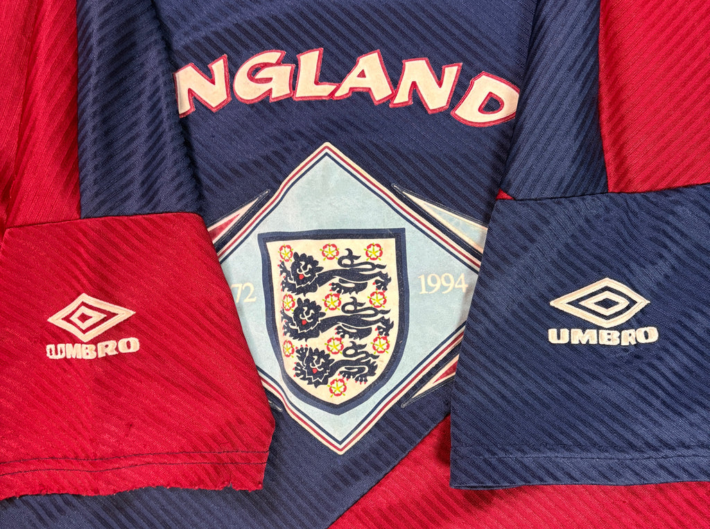 England 1994/95 Training Umbro Football Shirt Extra Large